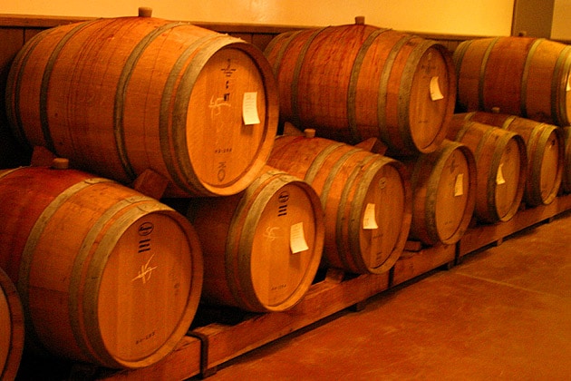 Napa Valley wine barrels