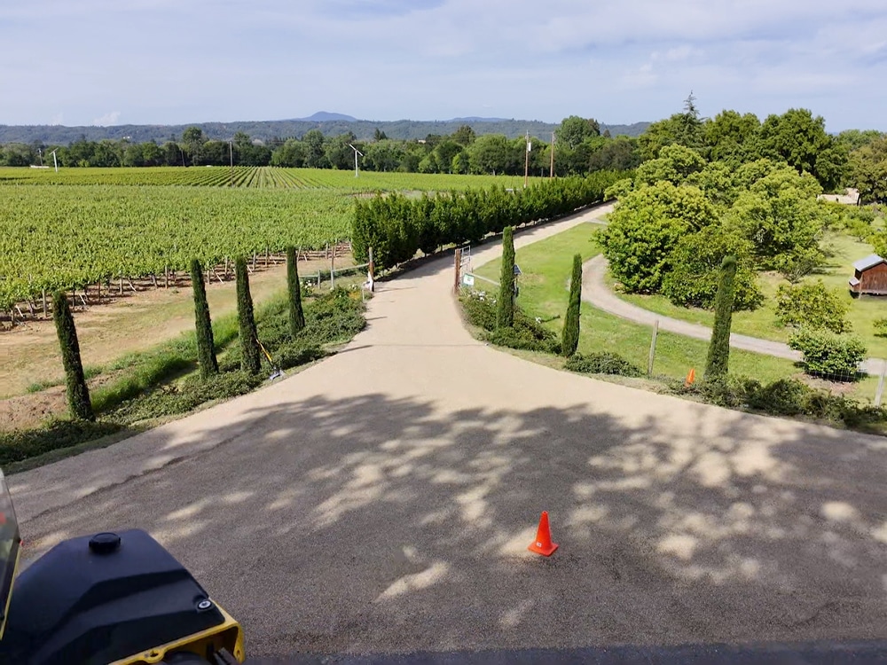 Chip seal paving Pimentel Paving Inc Sonoma County CA
